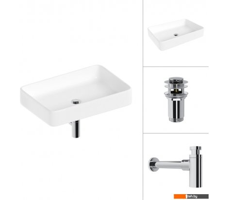  - Умывальники Lauter 21842 + клапан 21190CH + сифон 21635CH (хром) - 21842 + клапан 21190CH + сифон 21635CH (хром)