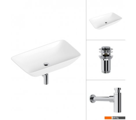  - Умывальники Lauter 21886 + клапан 21190CH + сифон 21635CH (хром) - 21886 + клапан 21190CH + сифон 21635CH (хром)