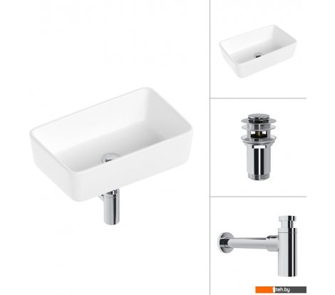  - Умывальники Lauter 21674A + клапан 21190CH + сифон 21635CH (хром) - 21674A + клапан 21190CH + сифон 21635CH (хром)