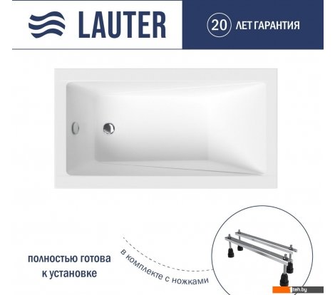  - Ванны Lauter Estelle 130х70 21206030 (с ножками) - Estelle 130х70 21206030 (с ножками)