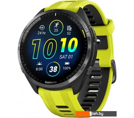  - Умные часы и браслеты Garmin Forerunner 965 (черный/желтый) - Forerunner 965 (черный/желтый)