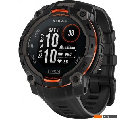  - Умные часы и браслеты Garmin Instinct 3 Solar 45 мм (черный) - Instinct 3 Solar 45 мм (черный)