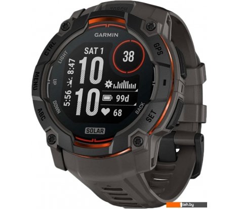  - Умные часы и браслеты Garmin Instinct 3 Solar 50 мм (черный) - Instinct 3 Solar 50 мм (черный)