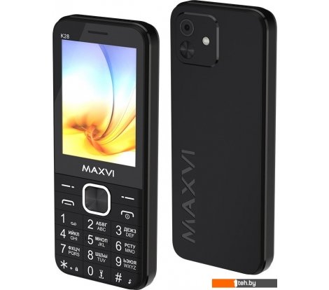  - Мобильные телефоны Maxvi K28 (черный) - K28 (черный)