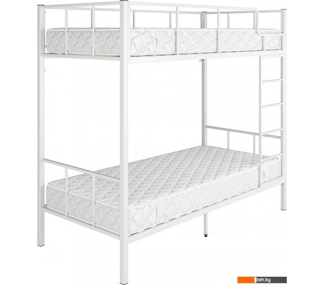  - Кровати Князев Мебель Дебора 1 ДБ1.90.200.Б (белый муар) - Дебора 1 ДБ1.90.200.Б (белый муар)