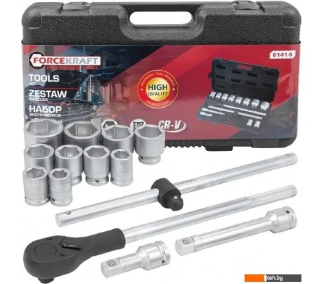  - Наборы инструментов ForceKraft FK-6141-5 (64493) - FK-6141-5 (64493)