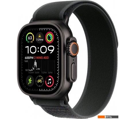  - Умные часы и браслеты Apple Watch Ultra 2 LTE 49 мм (титановый корпус, черный/черный, нейлоновый ремешок S/M) - Watch Ultra 2 LTE 49 мм (титановый корпус, черный/черный, нейлоновый ремешок S/M)