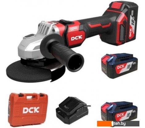  - Угловые шлифмашины (болгарки) DCK KDSM04-125 Type FK (с 2-мя АКБ, кейс) - KDSM04-125 Type FK (с 2-мя АКБ, кейс)