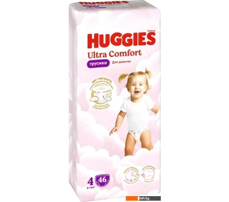  - Детские подгузники Huggies Ultra Comfort Mega 4 Girl (46 шт) - Ultra Comfort Mega 4 Girl (46 шт)