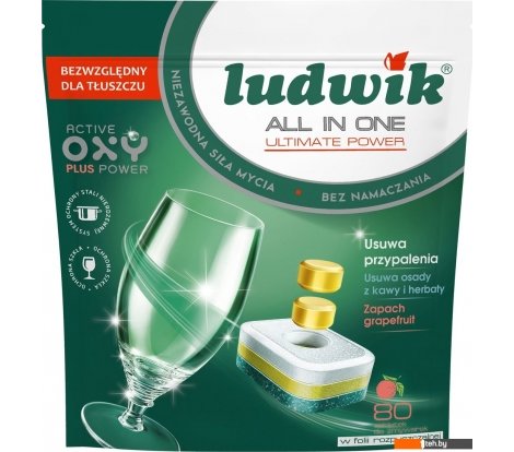  - Бытовая химия Ludwik All In One Grapefruit Doypack (80 шт) - All In One Grapefruit Doypack (80 шт)