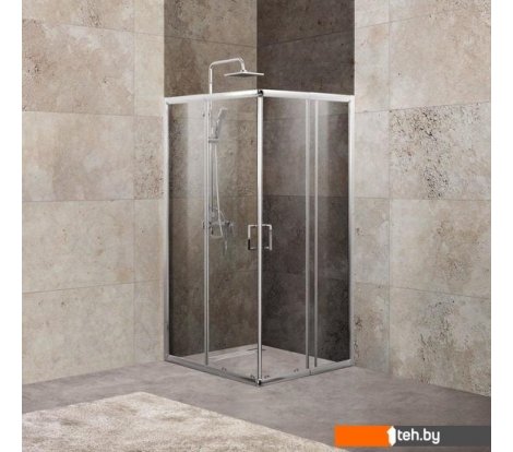  - Душевые кабины BelBagno UNIQUE-A-2-85/100-C-Cr (прозрачное стекло) - UNIQUE-A-2-85/100-C-Cr (прозрачное стекло)