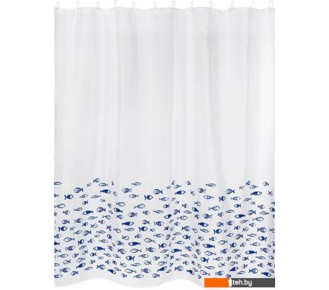  - Шторки и карнизы для ванн и поддонов Рыжий кот Рыбы половина SC-PE-01 108995 - Рыбы половина SC-PE-01 108995