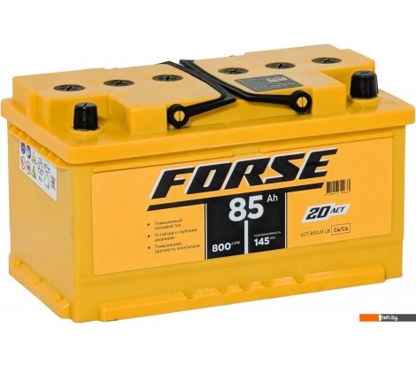  - Автомобильные аккумуляторы FORSE R+ низк. (85 А/ч) - R+ низк. (85 А/ч)