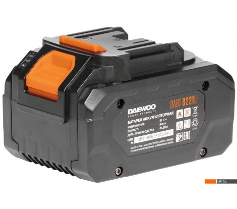 - Аккумуляторы и зарядные устройства для инструмента Daewoo Power DABT 8221Li (21В/8 Ач) - DABT 8221Li (21В/8 Ач)