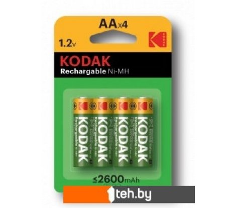  - Батарейки, аккумуляторы, зарядные Kodak HR6-4BL 2600mAh - HR6-4BL 2600mAh
