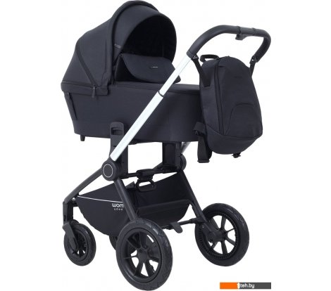 - Детские коляски и аксессуары MOWbaby Zoom air MB087 (3 в 1, Silver Black) - Zoom air MB087 (3 в 1, Silver Black)