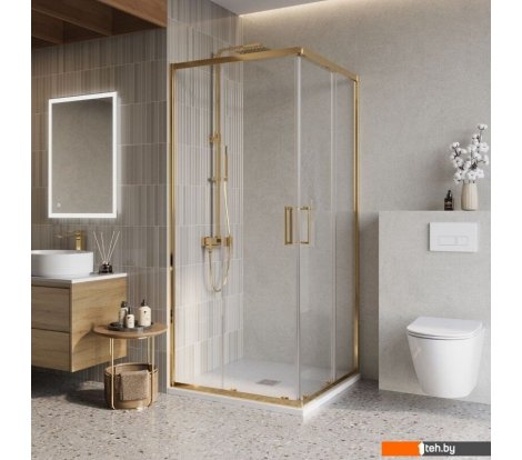  - Душевые кабины BelBagno Luce-A-2-90-P-ORO - Luce-A-2-90-P-ORO