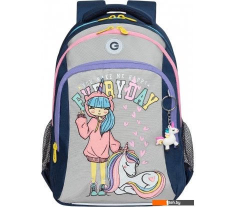  - Рюкзаки Grizzly RG-461-2 (синий/светло-серый) - RG-461-2 (синий/светло-серый)