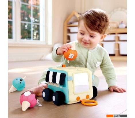  - Развивающие игрушки Hape Машинка Фургон мороженщика E0075_HP - Машинка Фургон мороженщика E0075_HP