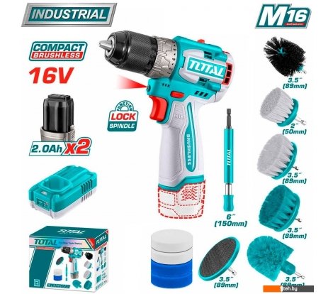  - Шуруповерты, гайковерты, электроотвертки Total TOSLI240786 (с 2-мя АКБ) - TOSLI240786 (с 2-мя АКБ)