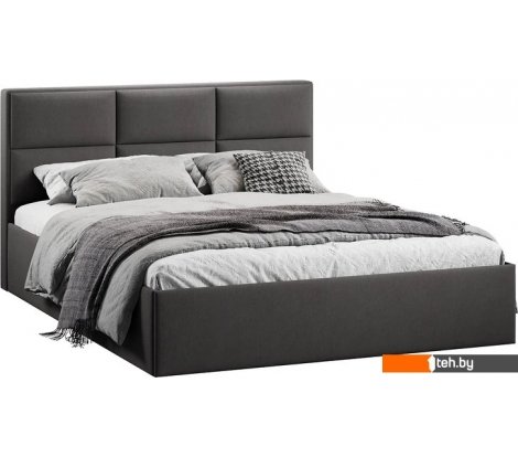  - Кровати Трия Стелла Тип 1 160x200 (велюр Графит) - Стелла Тип 1 160x200 (велюр Графит)