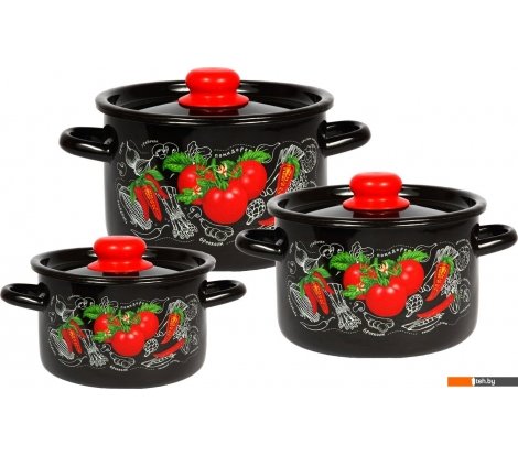  - Кастрюли СтальЭмаль Помидорки 1с144 - Помидорки 1с144