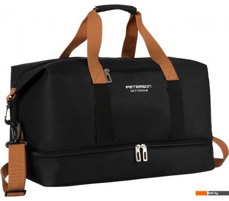  - Чемоданы, сумки-тележки Peterson PTN 23145 (черный) - PTN 23145 (черный)