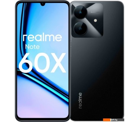  - Мобильные телефоны Realme Note 60x RMX3938 4GB/128GB (черный) - Note 60x RMX3938 4GB/128GB (черный)