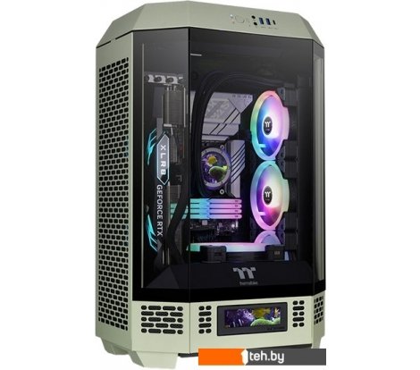  - Корпуса Thermaltake The Tower 300 Matcha Green CA-1Y4-00SEWN-00 - The Tower 300 Matcha Green CA-1Y4-00SEWN-00