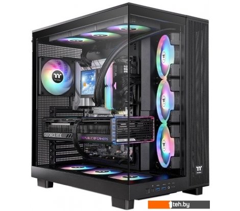  - Корпуса Thermaltake View 380 XL TG ARGB Black CA-11E-00M1WN-00 - View 380 XL TG ARGB Black CA-11E-00M1WN-00