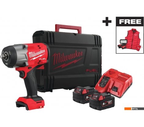  - Шуруповерты, гайковерты, электроотвертки Milwaukee M18 FHIWF2F12MC-502X 4933499452 (с 2-мя АКБ, кейс) - M18 FHIWF2F12MC-502X 4933499452 (с 2-мя АКБ, кейс)