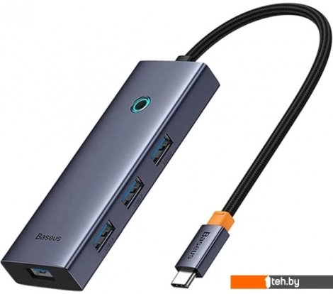  - USB-хабы и док-станции Baseus Flite Series 4-Port USB-C Hub B00052809813-00 - Flite Series 4-Port USB-C Hub B00052809813-00