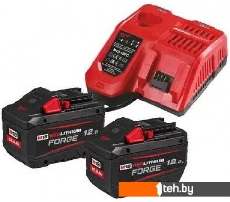  - Аккумуляторы и зарядные устройства для инструмента Milwaukee M18 FORGENRG-122 4933498610 (18В + 18В/12 Ач) - M18 FORGENRG-122 4933498610 (18В + 18В/12 Ач)