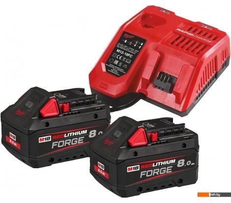  - Аккумуляторы и зарядные устройства для инструмента Milwaukee M18FORGENRG-802 4933498612 (12-18В + 18В/8 Ач) - M18FORGENRG-802 4933498612 (12-18В + 18В/8 Ач)