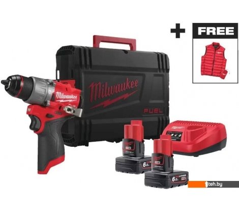  - Шуруповерты, гайковерты, электроотвертки Milwaukee M12 FPD2MC-602X 4933499463 (с 2-мя АКБ, кейс) - M12 FPD2MC-602X 4933499463 (с 2-мя АКБ, кейс)