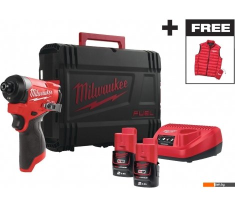  - Шуруповерты, гайковерты, электроотвертки Milwaukee M12 FID2MC-202X Fuel 4933499462 (с 2-мя АКБ, кейс) - M12 FID2MC-202X Fuel 4933499462 (с 2-мя АКБ, кейс)
