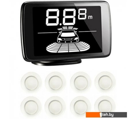  - Парковочные радары и камеры заднего вида ParkMaster 238 (белый) - 238 (белый)