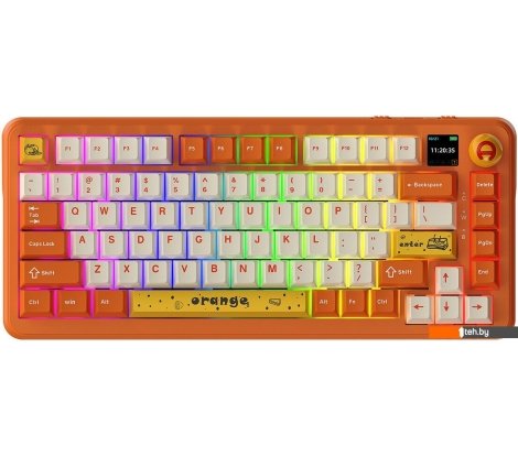  - Клавиатуры Ajazz AK820 Max (оранжевый/белый, Ajazz Avocado) - AK820 Max (оранжевый/белый, Ajazz Avocado)