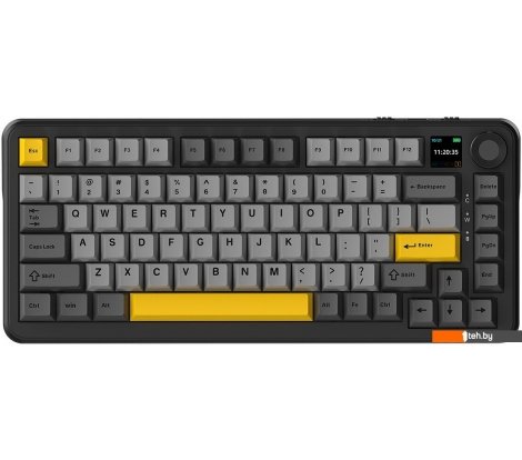  - Клавиатуры Ajazz AK820 Max Plus (черный/серый/желтый, Ajazz Avocado) - AK820 Max Plus (черный/серый/желтый, Ajazz Avocado)