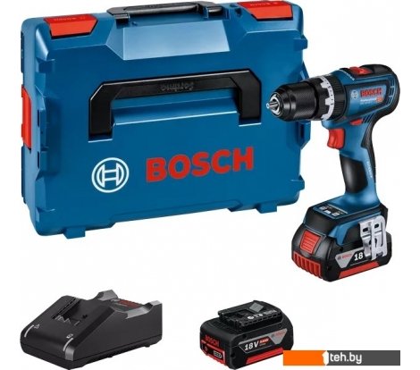 - Шуруповерты, гайковерты, электроотвертки Bosch GSB 18V-90 C Professional 06019K6106 (с 2-мя АКБ 5 Ач, кейс) - GSB 18V-90 C Professional 06019K6106 (с 2-мя АКБ 5 Ач, кейс)