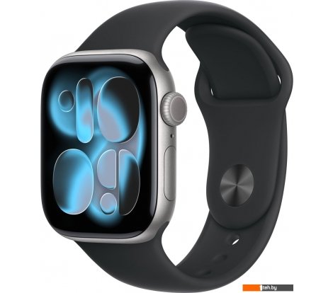  - Умные часы и браслеты Apple Watch Series 11 42 мм (алюминиевый корпус, космический серый/черный, спортивный силиконовый ремешок S/M) - Watch Series 11 42 мм (алюминиевый корпус, космический серый/черный, спортивный силиконовый ремешок S/M)