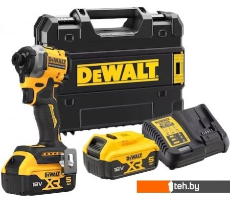  - Шуруповерты, гайковерты, электроотвертки DeWalt DCF850P2T (с 2-мя АКБ 5 Ач, кейс) - DCF850P2T (с 2-мя АКБ 5 Ач, кейс)