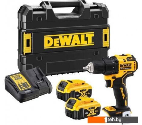  - Шуруповерты, гайковерты, электроотвертки DeWalt DCD708P2T (с 2-мя АКБ 5 Ah, кейс) - DCD708P2T (с 2-мя АКБ 5 Ah, кейс)