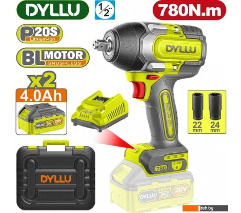  - Шуруповерты, гайковерты, электроотвертки Dyllu DTCD1B78 (с 2-мя АКБ, кейс) - DTCD1B78 (с 2-мя АКБ, кейс)