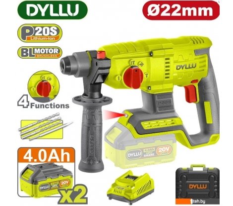  - Перфораторы Dyllu DTLM15225 (с 2-мя АКБ, кейс) - DTLM15225 (с 2-мя АКБ, кейс)
