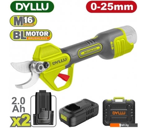  - Кусторезы и садовые ножницы Dyllu DTJFP25082 (с 2-мя АКБ, кейс) - DTJFP25082 (с 2-мя АКБ, кейс)