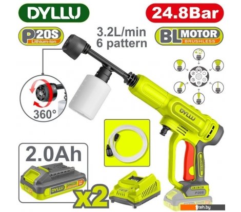  - Мойки высокого давления Dyllu DTQX11203 (с 2-мя АКБ) - DTQX11203 (с 2-мя АКБ)