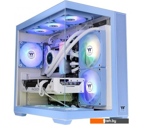  - Корпуса Thermaltake View 380 TG ARGB Hydrangea Blue CA-1Z2-00MFWN-00 - View 380 TG ARGB Hydrangea Blue CA-1Z2-00MFWN-00