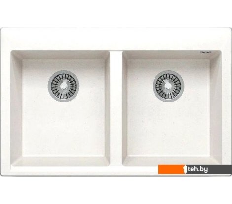  - Кухонные мойки Polygran Brig 790 (белый хлопок) - Brig 790 (белый хлопок)