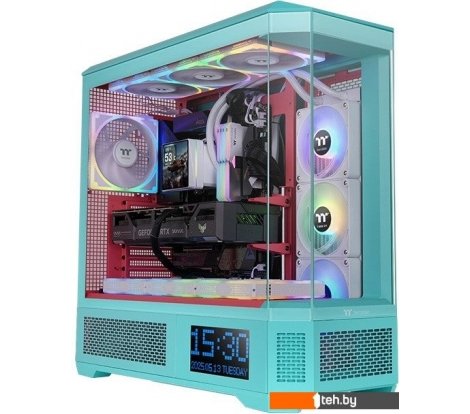  - Корпуса Thermaltake View 600 TG Mint Strawberry CA-11H-00FLWN-00 - View 600 TG Mint Strawberry CA-11H-00FLWN-00